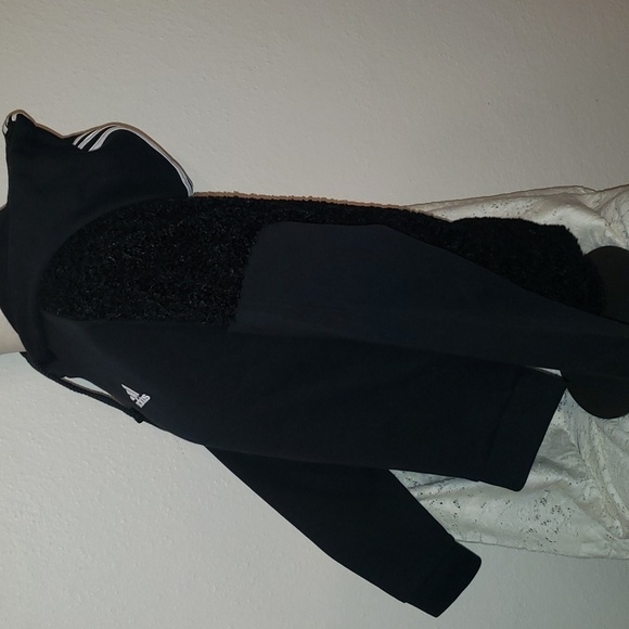 Adidas | Shearling Hoodie Sweatshirt - Picture 6 of 9